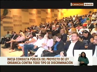 Proyecto de Ley Orgánica Contra Todo Tipo de Discriminación inició fase de Consulta Pública Nacional