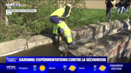 Sécheresse: une expérimentation pour réalimenter la Garonne en rechargeant les nappes phréatiques