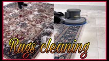 Flooded: dirty carpet cleaning.