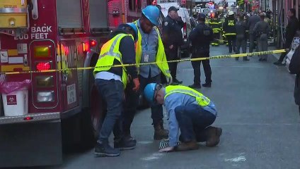 Se derrumba garaje en Nueva York