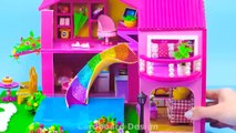 Build Pink Two Story $100 Million Resort with Cardboard Water Park ❤️ DIY Miniature Cardboard House