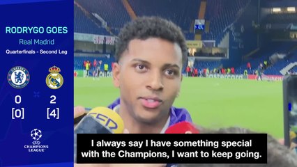 “I have something special with the Champions League” -Rodrygo