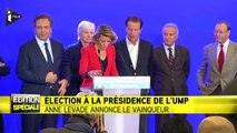Nicolas Sarkozy élu président de l'UMP avec 64,5% des voix