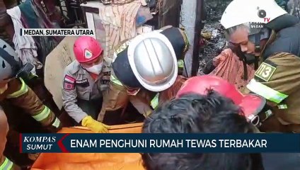 6 Penghuni Rumah di Medan Tewas dalam Musibah Kebakaran