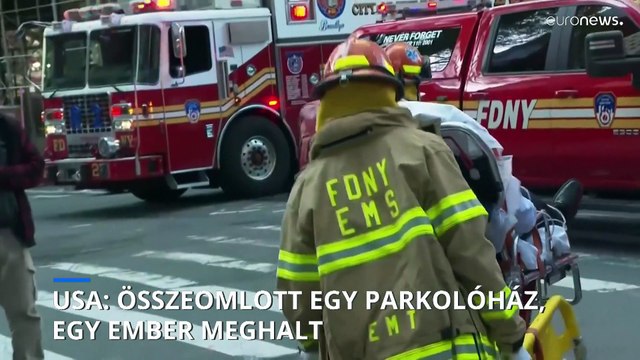Beomlott egy parkolóház New York-ban, egy ember meghalt