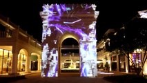 3D Video Mapping at Melez Gate Blvd - NOOR RIYADH LIGHT FESTIVAL