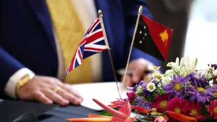 UK and Papua New Guinea sign status of agreement deal