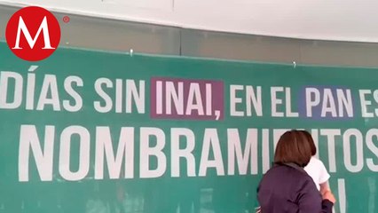 PAN en el Senado coloca contador de días del INAI sin comisionados