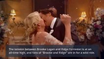 Bold and the Beautiful Spoilers- Brooke and Ridge's alone time, Will this reignite their romance