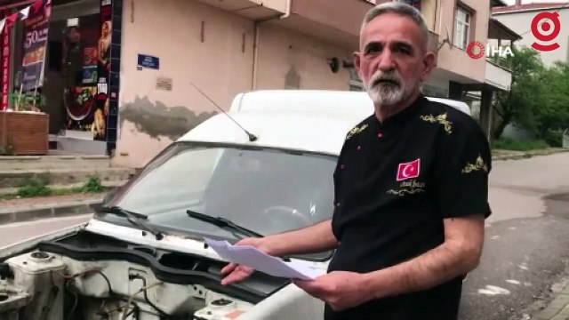 Film sahnesi gerçek oldu Baba akü yok!