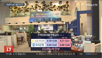 하락 체감할 수 있다더니…반등한 주택담보대출 금리