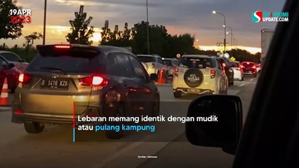Rekam Momen Mudik, Driver Ini Ikut Mewek Gegara Ingat Keluarga: Ya Tuhan Saya Ingin Begini