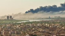 مشاهد جوية لـ #الخرطوم مع استمرار الاشتباكات وتصاعد ألسنة الدخان   #العربية #السودان