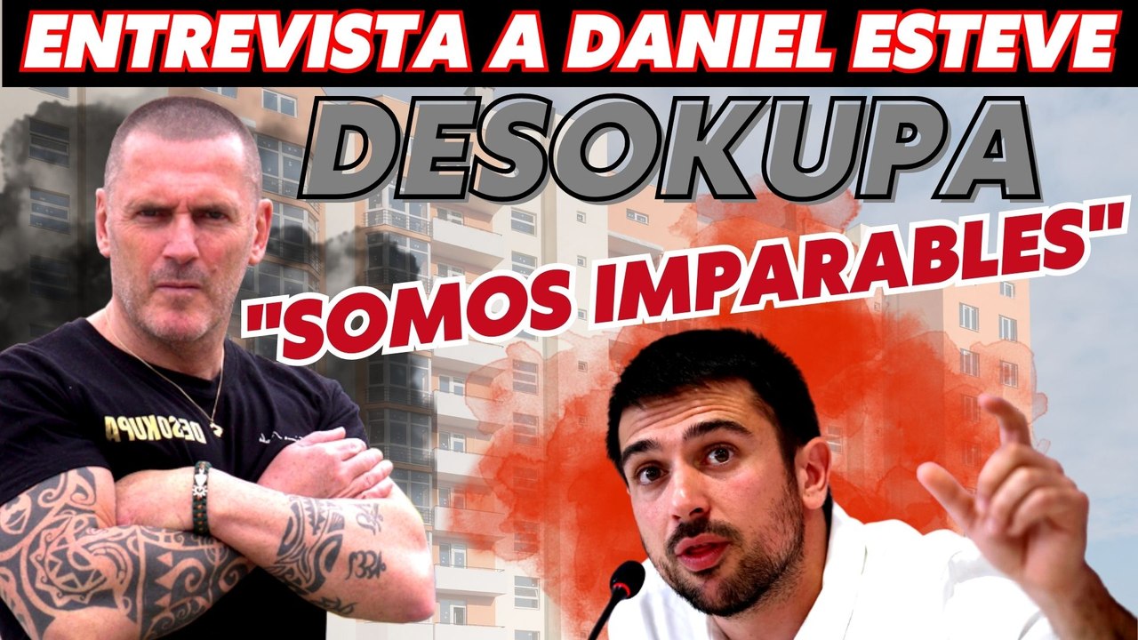 Daniel Esteve (Desokupa) acongoja al expodemita Ramón Espinar: “Te vamos a crujir”