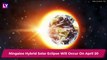 Ningaloo Eclipse 2023: Date, Time, Live Streaming Details Of Rare Hybrid Solar Eclipse Which Will Form ‘Ring Of Fire’