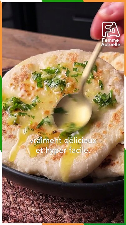 CUISINE ACTUELLE - Garlic cheese naan