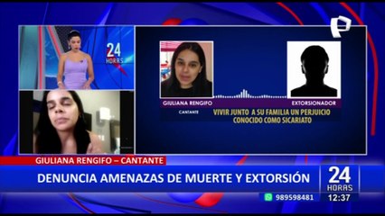 Giuliana Rengifo denuncia que es víctima de extorsión: “Me piden de mil a tres mil soles”
