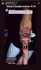 Joelinton Unveils Meaningful New Tattoo on Instagram ✨