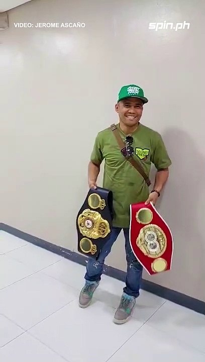 PH's World Champ boxer Marlon Tapales makes appearance in #PBAFinals Game 5
