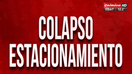 Colapsó estacionamiento: al menos un muerto y tres heridos