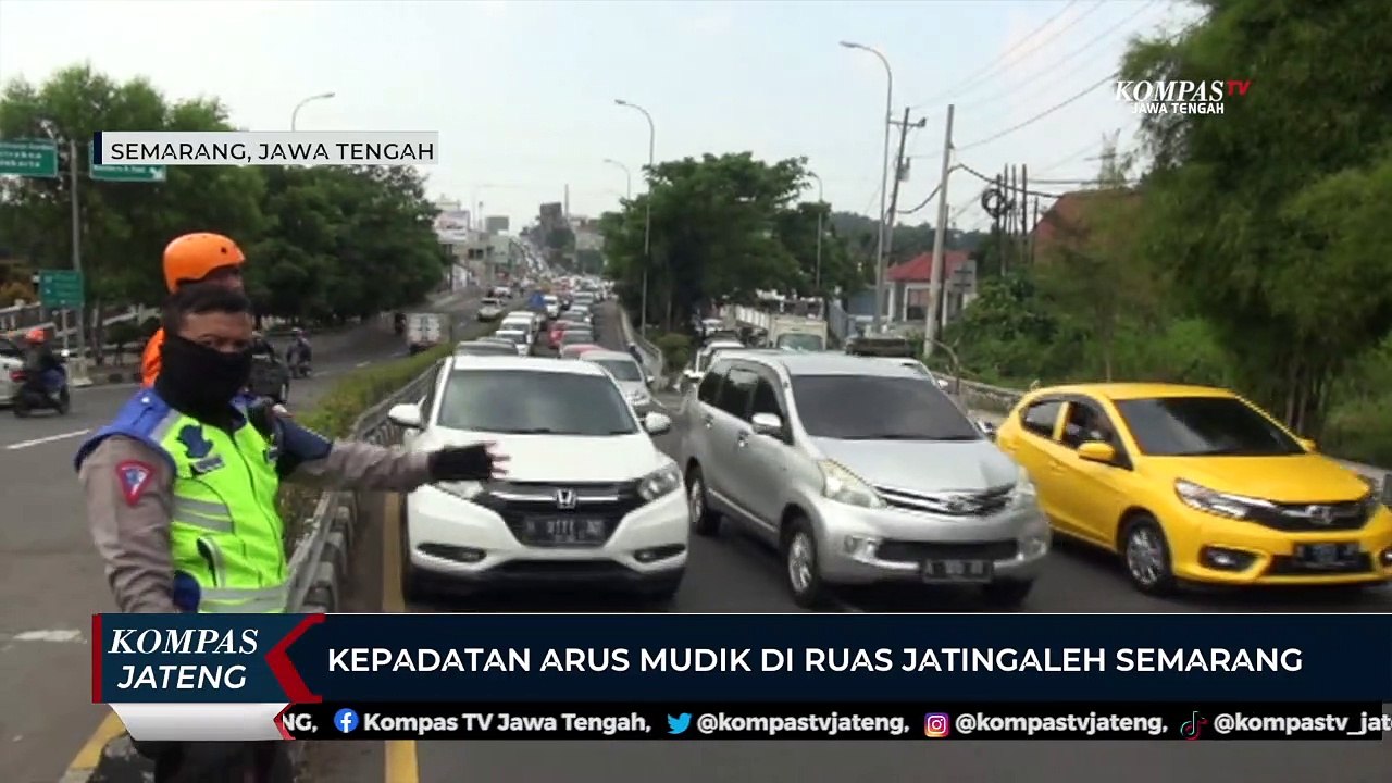 Kepadatan Arus Mudik di Ruas Jalan Jatingaleh Semarang