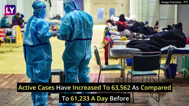 Covid-19 In India: 10,542 New Coronavirus Cases Recorded In Past 24 Hours; Active Cases Surge To 63,562