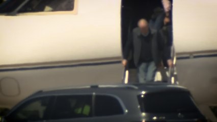 Juan Carlos I aterriza en Sanxenxo