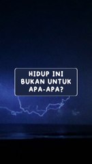 HIDUP INI BUKAN UNTUK APA-APA? #rohaniKristen #Kristen #renungan #renunganharian #fyp