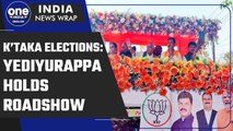 Karnataka Elections 2023: Yediyurappa holds roadshow ahead of son filing nomination| Oneindia News