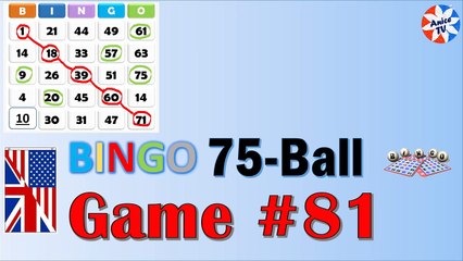 75 Ball  -  BINGO Caller  - Game#81  -  English American (1)
