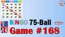 75 Ball    BINGO Caller   Game#168    English American