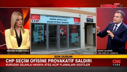 İstanbul'da CHP seçim ofisine saldırı! Kameralar inceleniyor