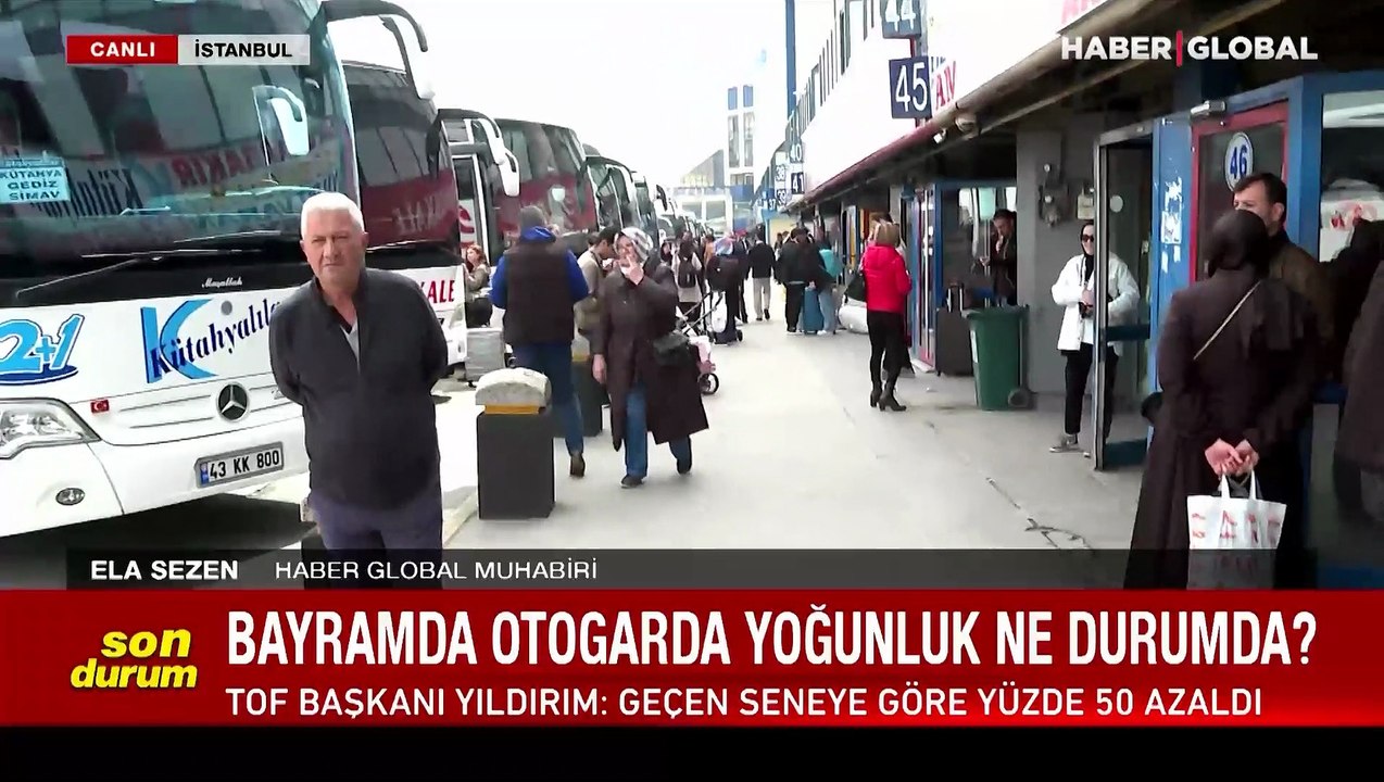 İstanbul'da bayramda otogarda yoğunluk ne durumda?