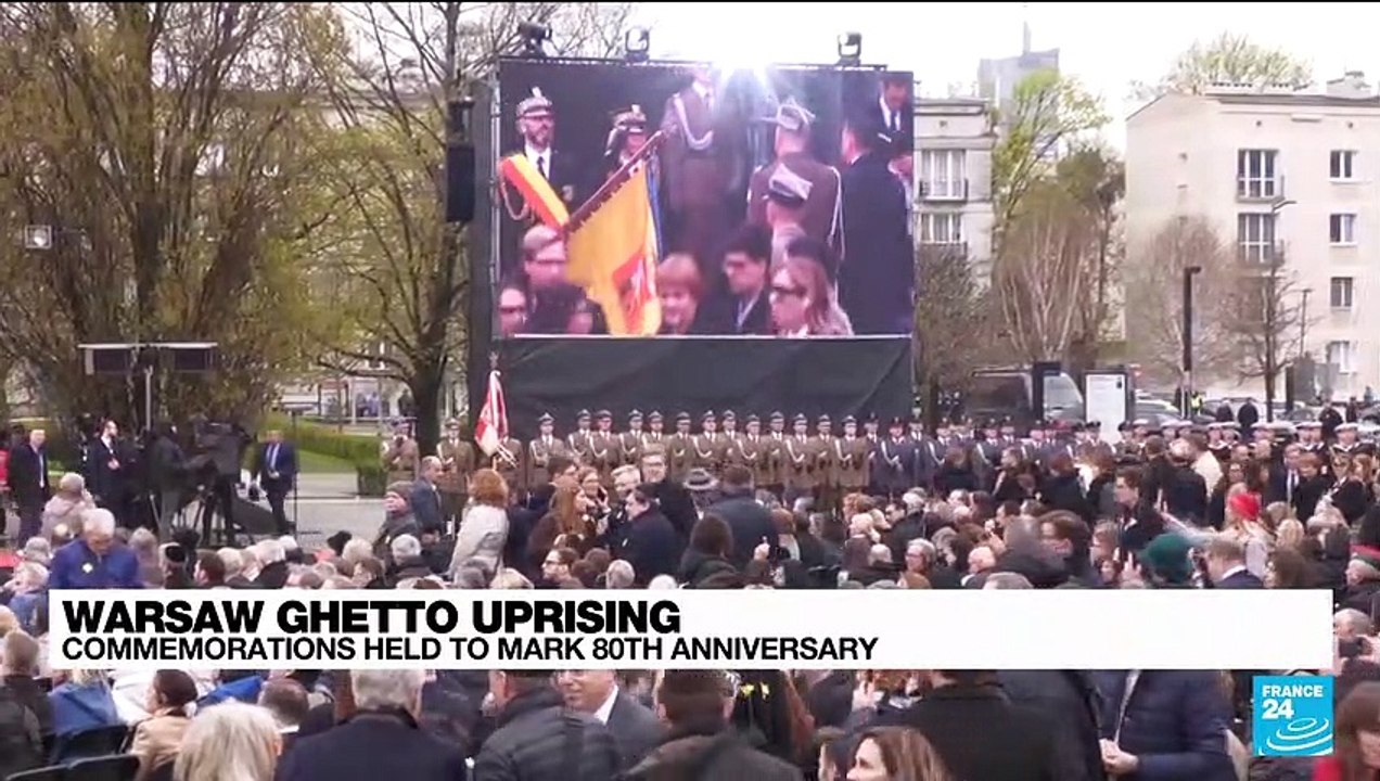 Warsaw Ghetto Uprising commemorated on 80th anniversary