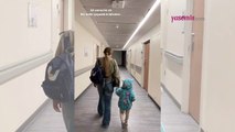 Gamze Erçel kızı Mavi ile hastane koridorundan paylaştı! 
