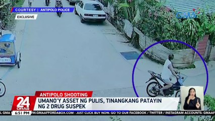Umano'y asset ng pulis, tinangkang patayin ng 2 drug suspek | 24 Oras