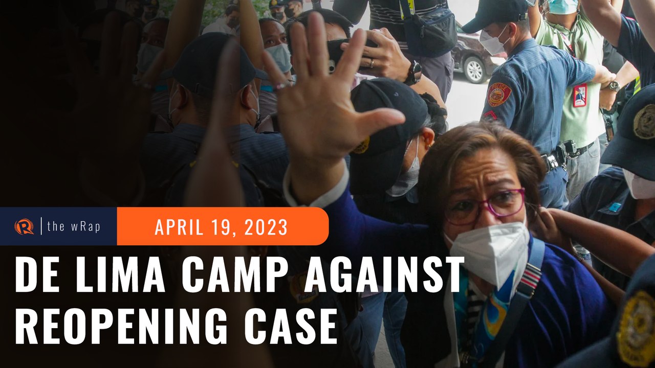 De Lima camp opposes prosecution’s move to reop...