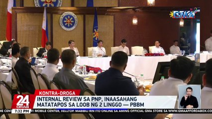 Internal review sa PNP, inaasahang matatapos sa loob ng 2 linggo — PBBM | 24 Oras