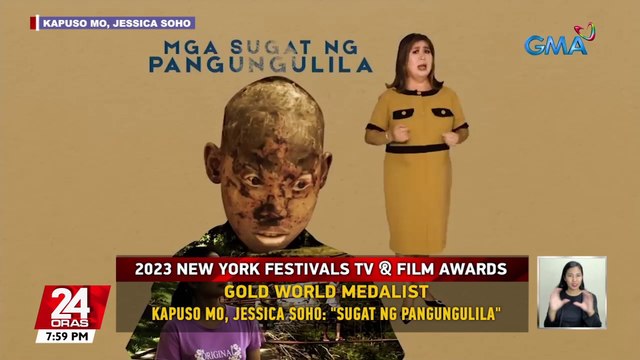Ilang programa ng GMA Network, pinarangalan sa prestihiyosong New York Festivals TV and Film Awards | 24 Oras