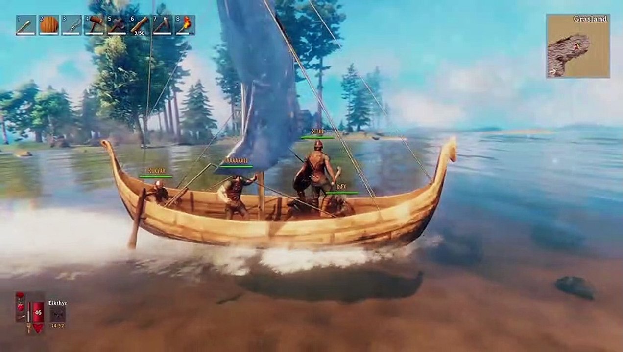 Die Halbinsel wird umrundet. Valheim #28