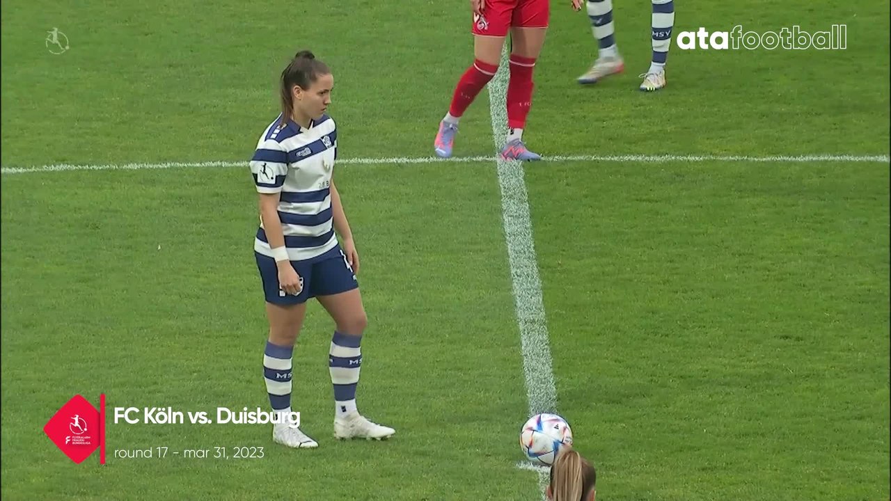 Highlights from German Frauen Bundesliga FC Koln vs. MSV Duisburg