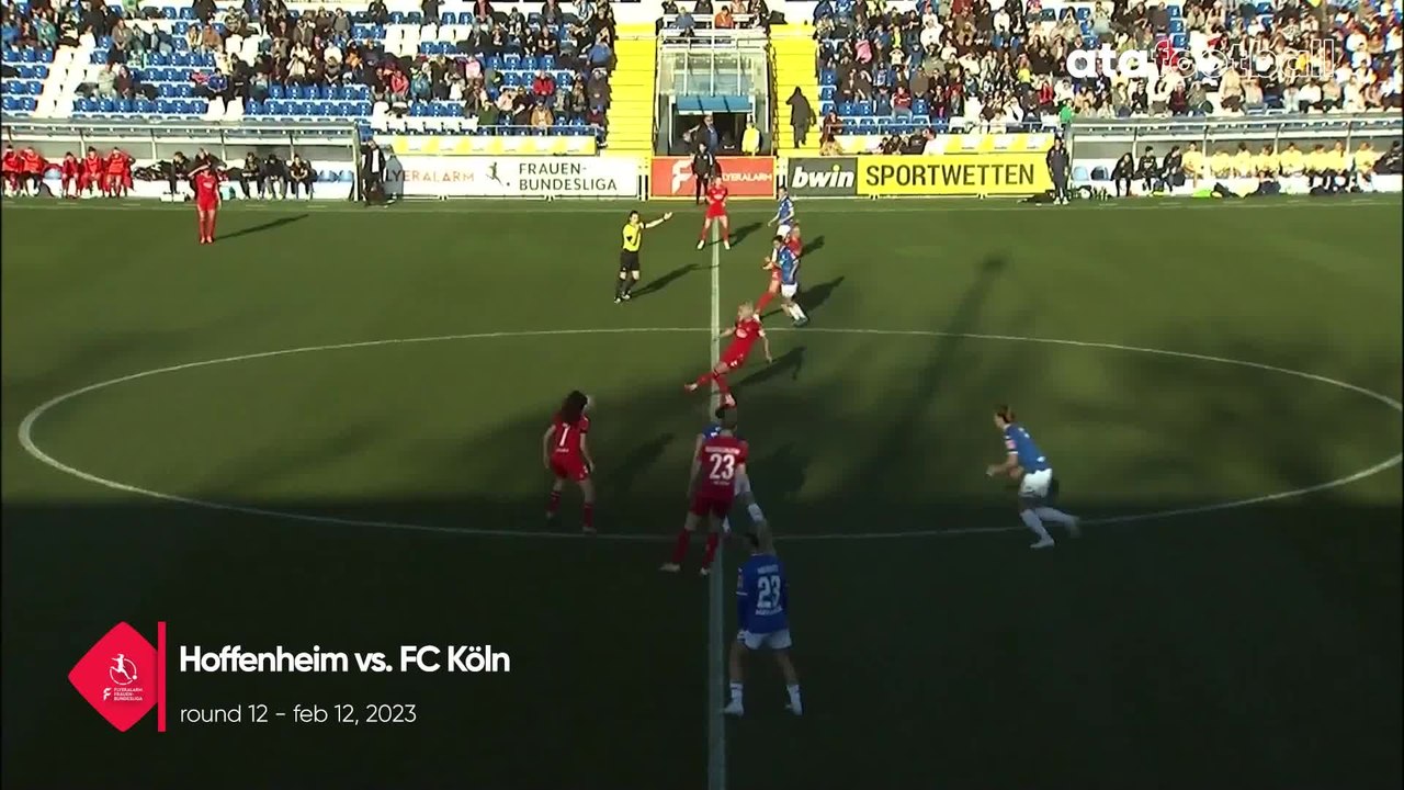 Highlights from German Frauen Bundesliga Hoffenheim vs. FC Koln Ata womens football