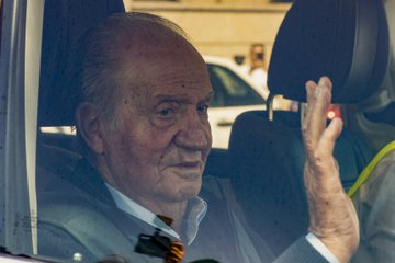 Juan Carlos I llega a Galicia para entrenar tras su visita a Londres