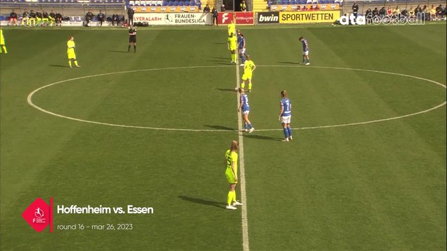 Highlights from German Frauen Bundesliga Hoffenheim vs SGS Essen Ata womens football