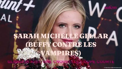 Sarah Michelle Gellar (Buffy contre les vampires) glamour avec une nouvelle coupe courte