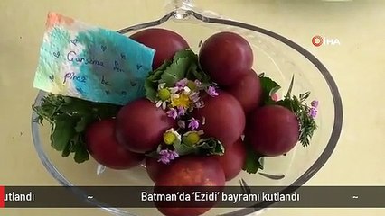 Batman'da 'Ezidi' bayramı kutlandı