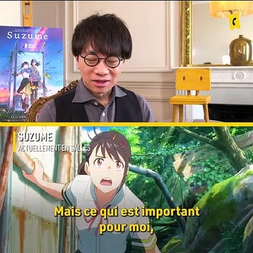 Suzume par Makoto Shinkai : On me compare souvent à Miyazaki