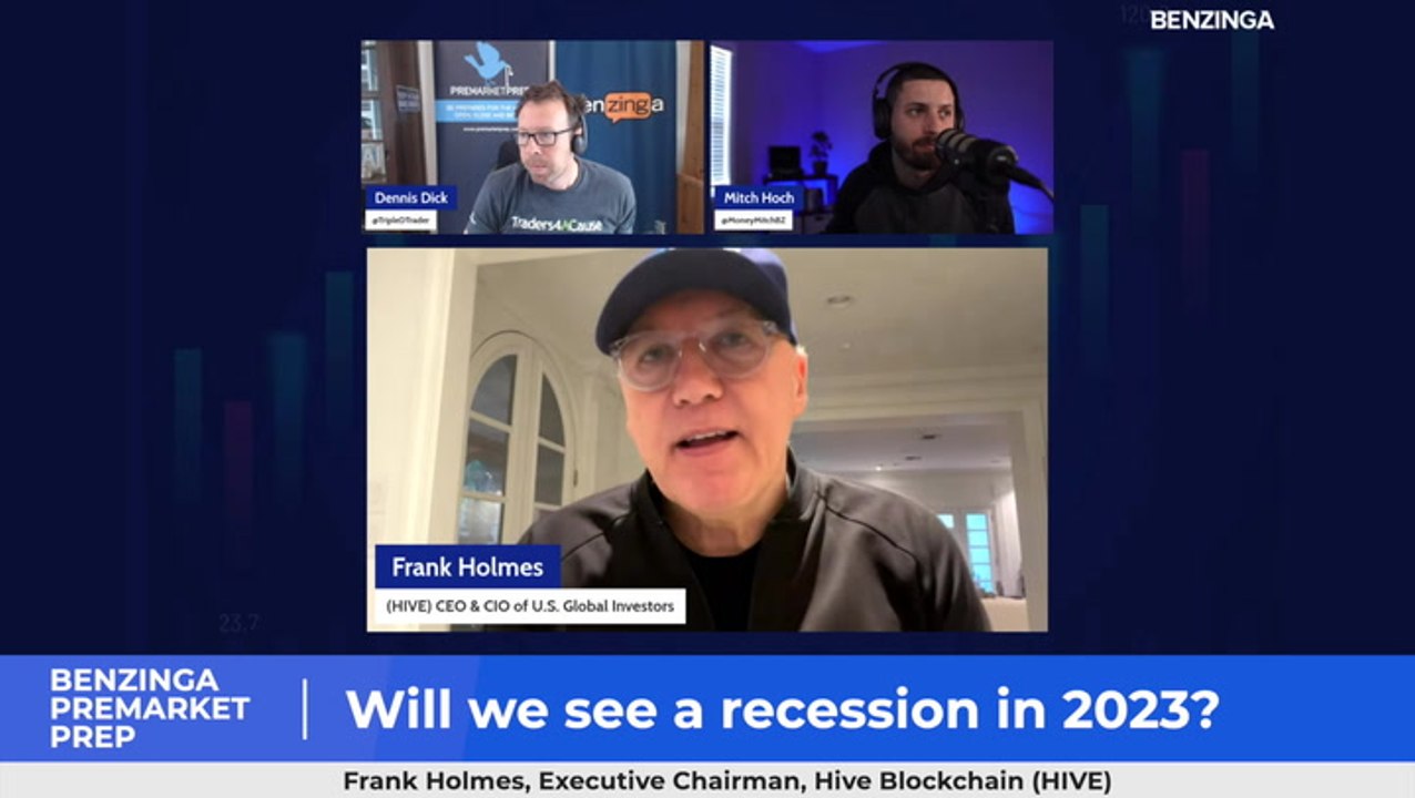 If we see a recession in 2023, we will have a soft landing, here's why - Frank Holmes, Executive Chairman, Hive Blockchain