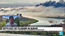 'Impossible to know who is in control' amid heavy clashes in Sudan