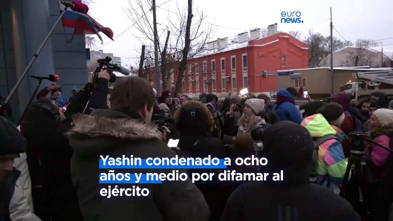 Rusia | Ratificada la condena a ocho años de cárcel al opositor ruso Ilya Yashin por "difamación"